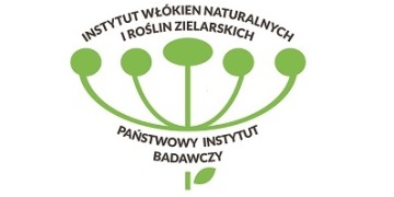 Logo firmy Instytut Włókien Naturalnych i Roślin Zielarskich.