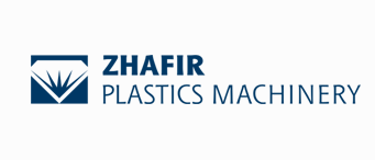 Logo marki Zhafir – producenta elektrycznych i hybrydowych wtryskarek do tworzyw sztucznych.