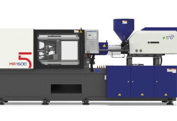 Widok boczny wtryskarki do przetwórstwa tworzyw sztucznych Haitian Mars V.